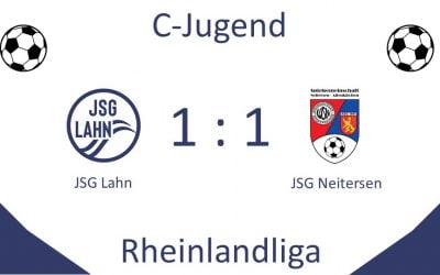 Leistungsgerechtes Unentschieden unserer C1 gegen die JSG Neitersen