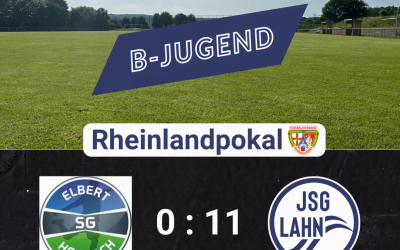 B Junioren der JSG LAHN ziehen mit einem 0:11 souverän in die 2. Runde des Rheinlandpokals ein