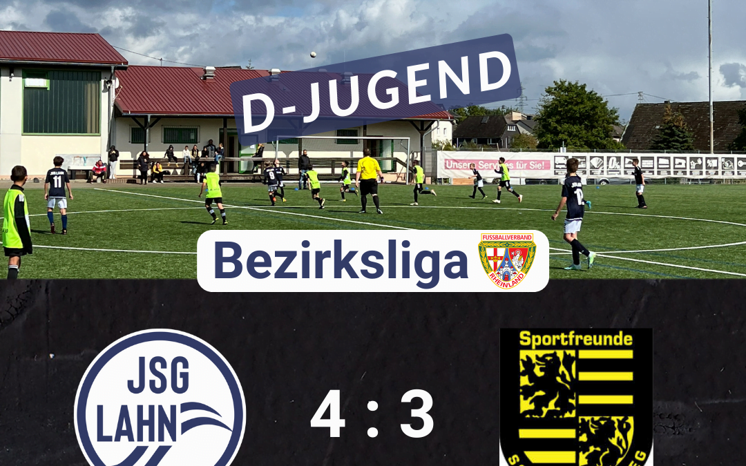 Die D1 JSG LAHN feiert Heimsieg im zweiten Spiel